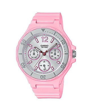 Casio Women's Diver Style Pink Resin Band Watch LRW250H-4A2 LRW-250H-4A2 Watchspree