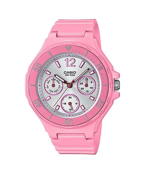 Casio Women's Diver Style Pink Resin Band Watch LRW250H-4A3 LRW-250H-4A3 Watchspree