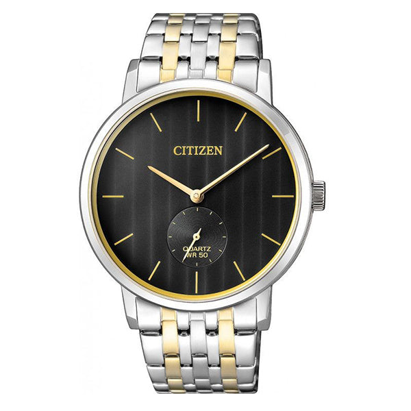 Citizen Quartz Two Tone Stainless Steel Band Watch BE9174-55E Watchspree