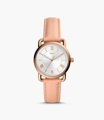Fossil Ladies' Copeland Three-Hand Nude Leather Watch ES4823 Watchspree