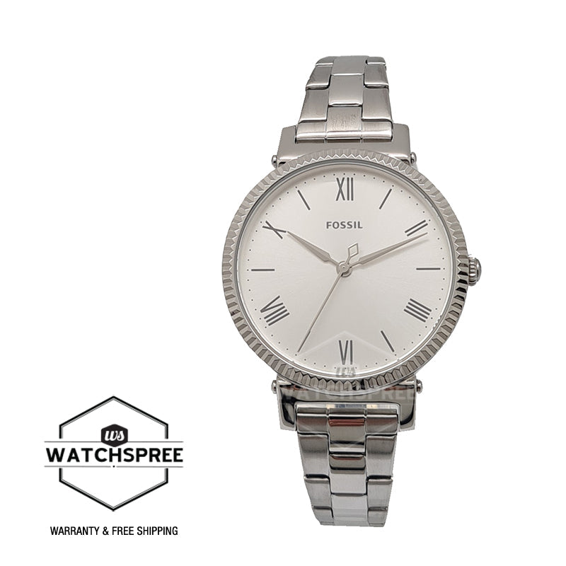 Fossil Ladies' Daisy Three-Hand Stainless Steel Watch ES4864 Watchspree