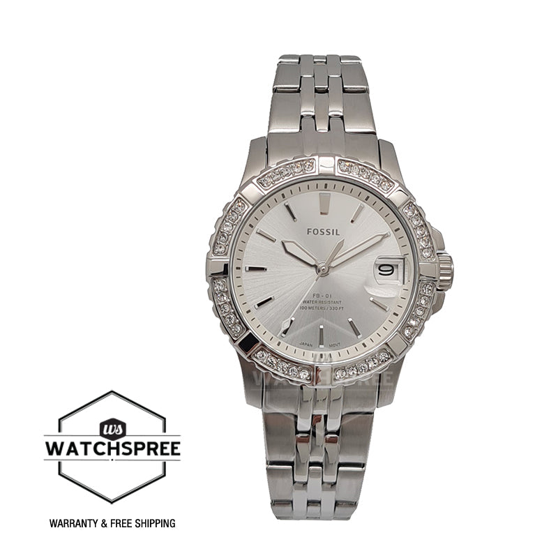 Fossil Ladies' FB-01 Three-Hand Date Stainless Steel Watch ES5000 Watchspree