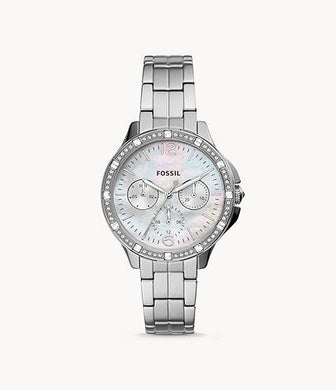 Fossil Ladies' Finley Multifunction Stainless Steel Watch ES4786 Watchspree