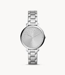 Fossil Ladies' Jacqueline Three-Hand Stainless Steel Watch ES4776 Watchspree