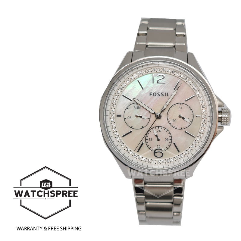Fossil Ladies' Sadie Multifunction Stainless Steel Band Watch ES4778 Watchspree