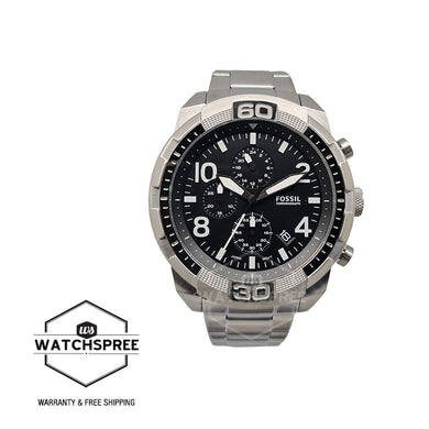 Fossil Men's Bronson Chronograph Stainless Steel Band Watch FS5710 Watchspree