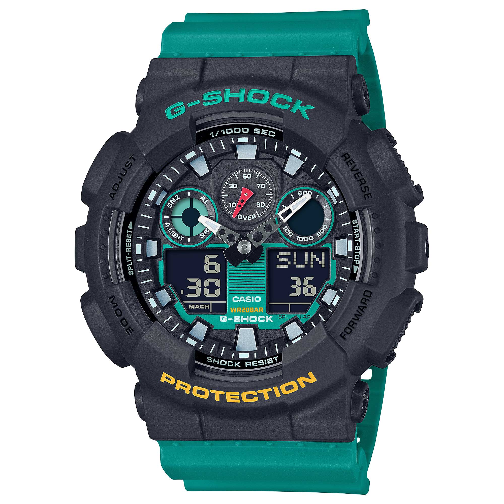 Casio G-Shock GA-100 Lineup Mix Tape Series Watch GA100MT-1A3 GA-100MT-1A3