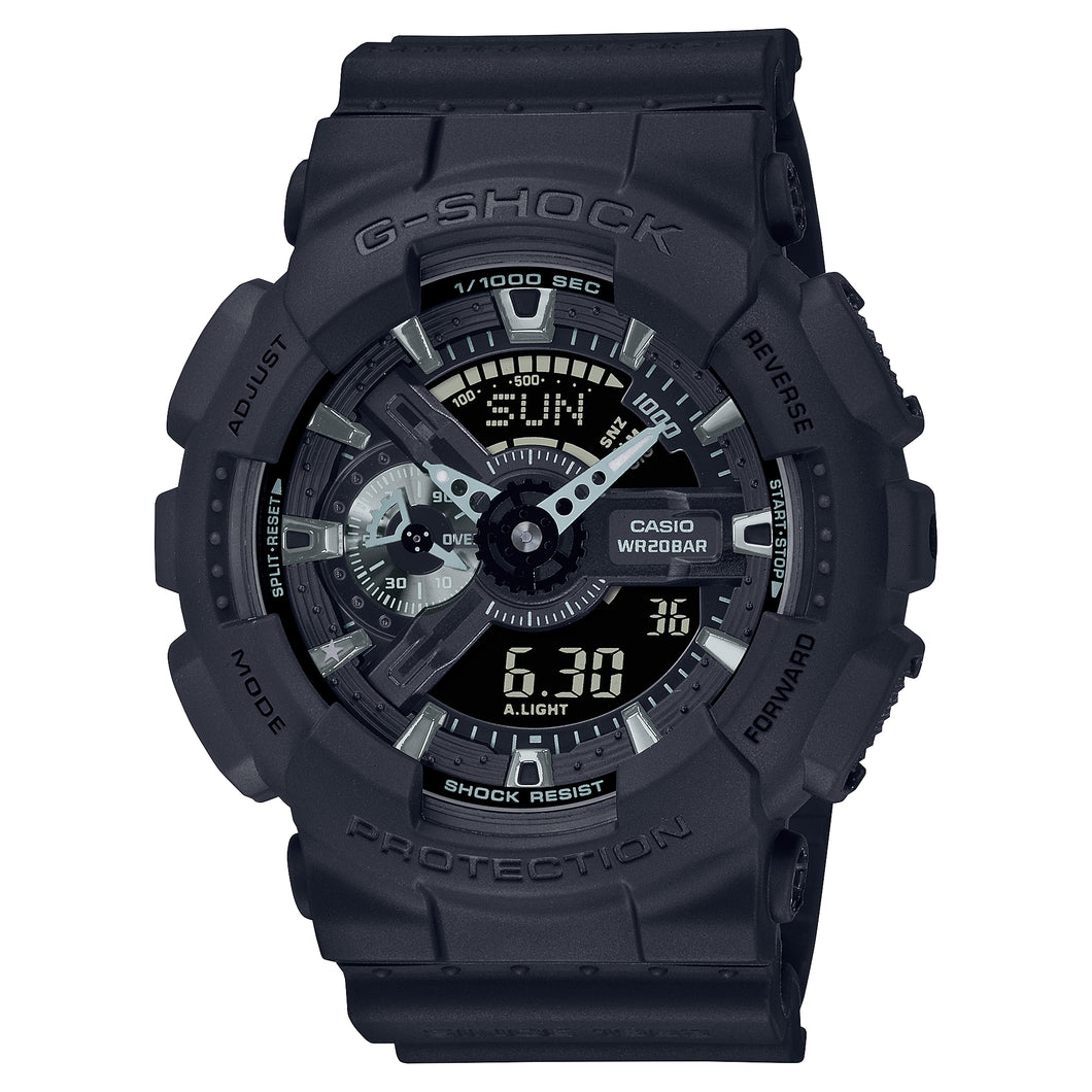 Casio G-Shock 40th Anniversary Remaster Black Limited Edition Hot-Stamped Bio-Based Watch GA114RE-1A GA-114RE-1A