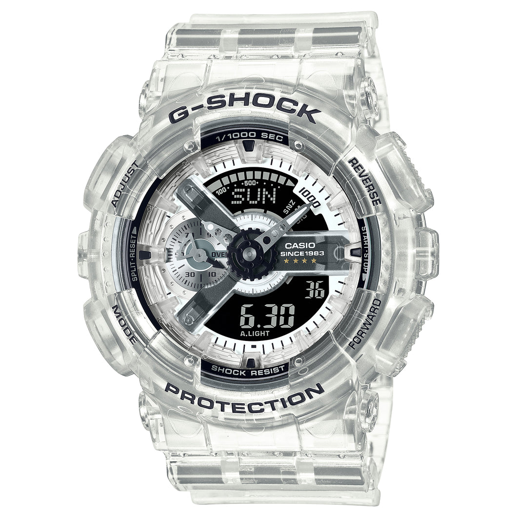 Casio G-Shock 40th Anniversary CLEAR REMIX Limited Edition Watch GA114RX-7A GA-114RX-7A
