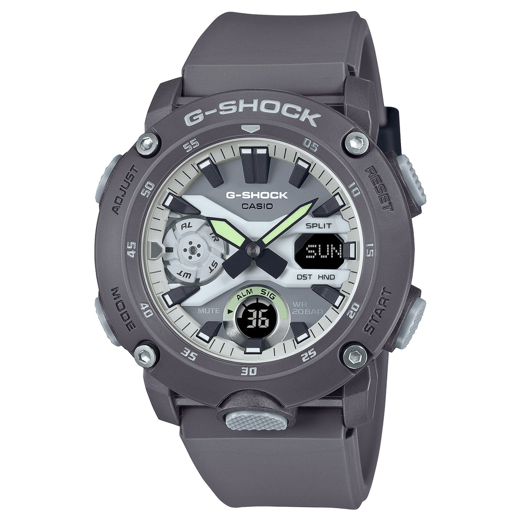 Casio G-Shock GA-2000 Lineup Hidden Glow Series Watch GA2000HD-8A GA-2000HD-8A