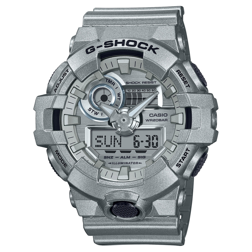 Casio G-Shock GA-700 Lineup Retrofuture Series Watch GA700FF-8A GA-700FF-8A
