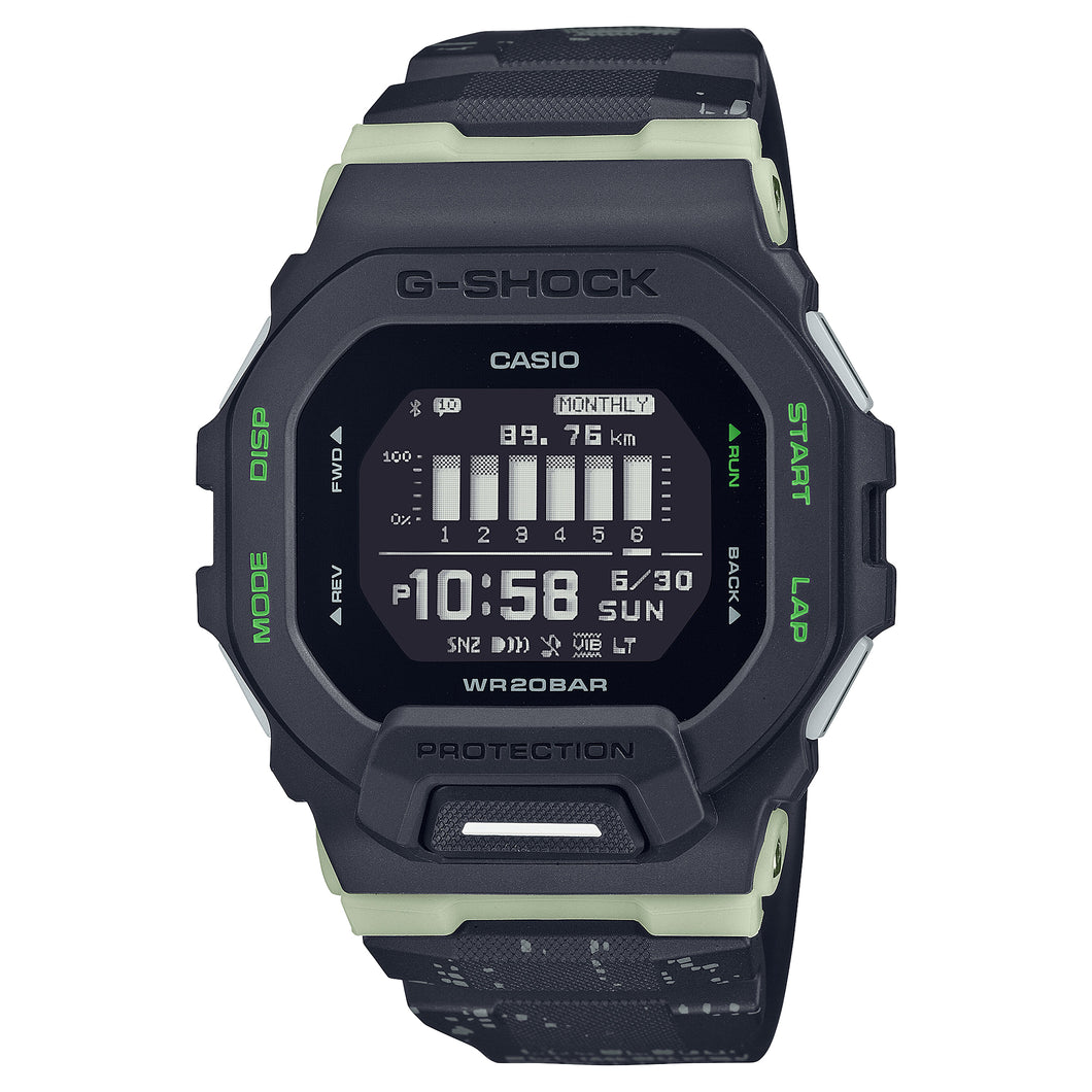 Casio G-Shock GBD-200 Lineup Sports Oriented G-SQUAD Bluetooth¨  Watch GBD200LM-1D GBD-200LM-1D GBD-200LM-1