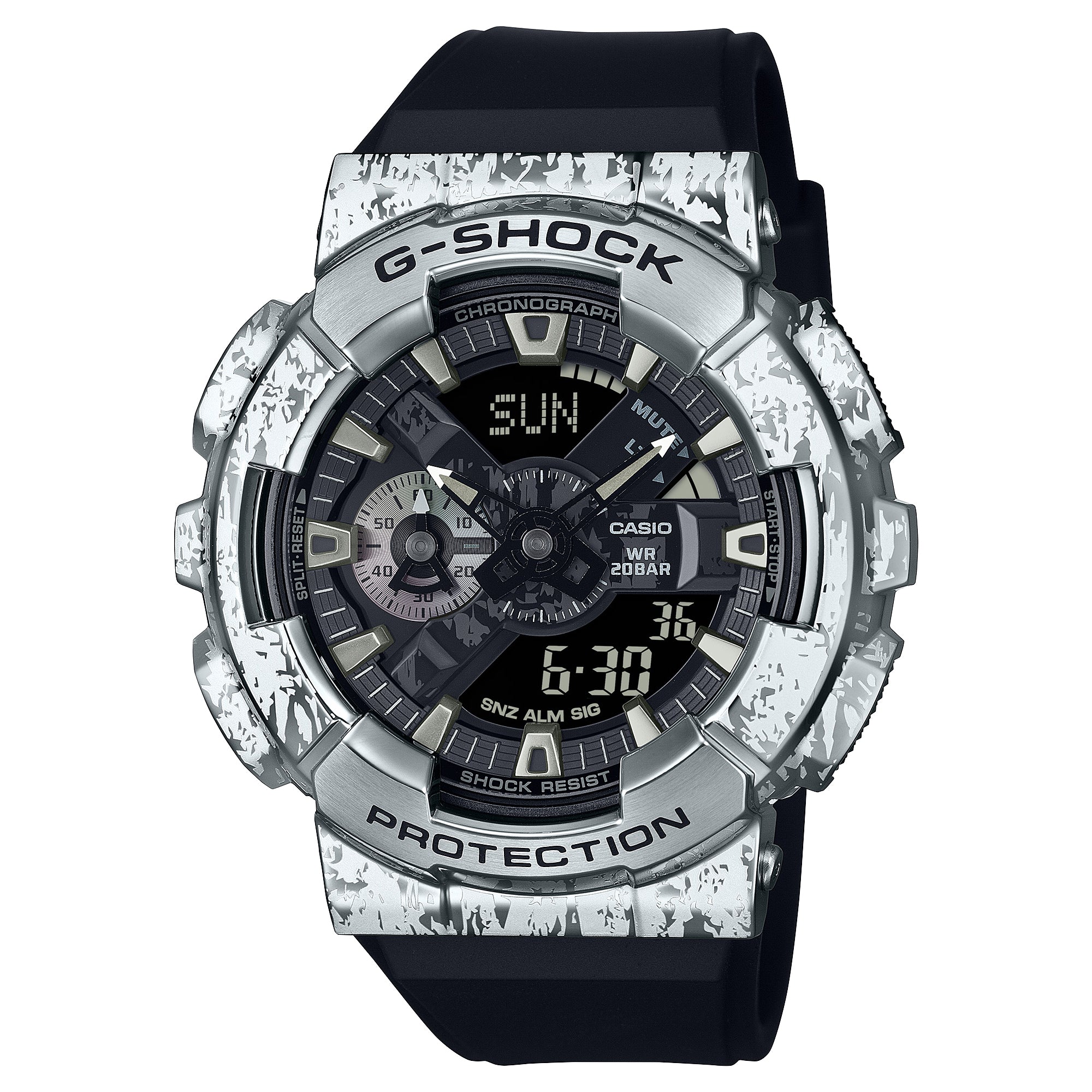 Casio G-Shock GM-110 Lineup Grunge Camouflage Series Watch GM110GC-1A GM-110GC-1A