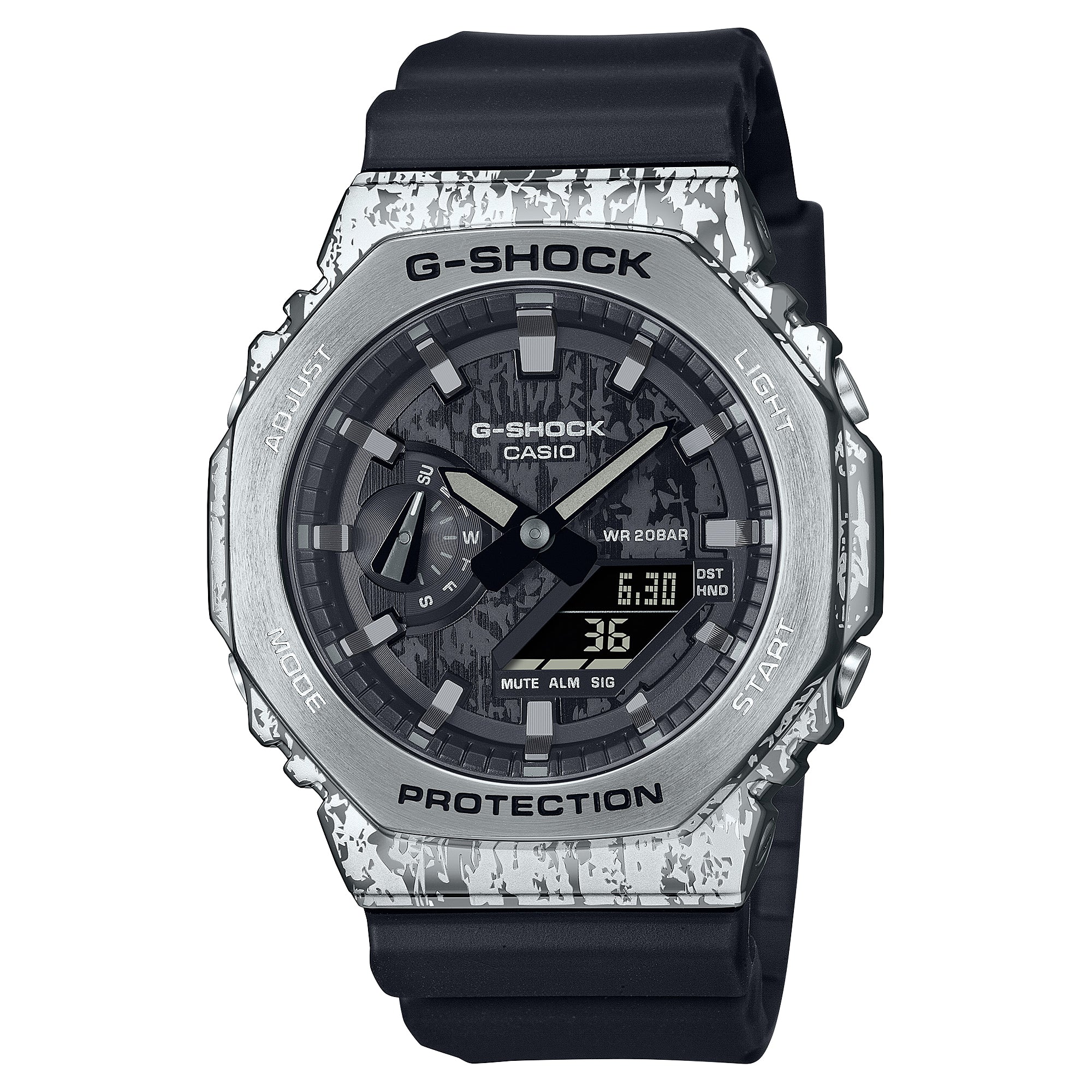 Casio G-Shock GM-2100 Lineup Grunge Camouflage Series Watch GM2100GC-1A GM-2100GC-1A