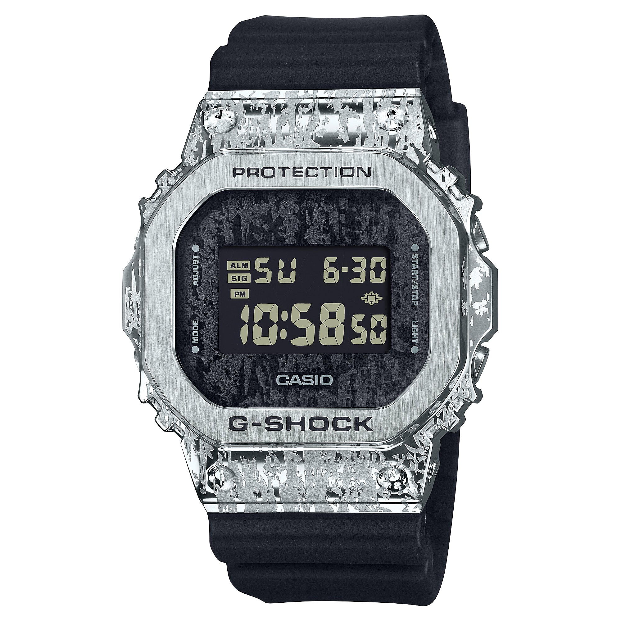 Casio G-Shock GM-5600 Lineup Grunge Camouflage Series Band Watch GM5600GC-1D GM-5600GC-1D GM-5600GC-1