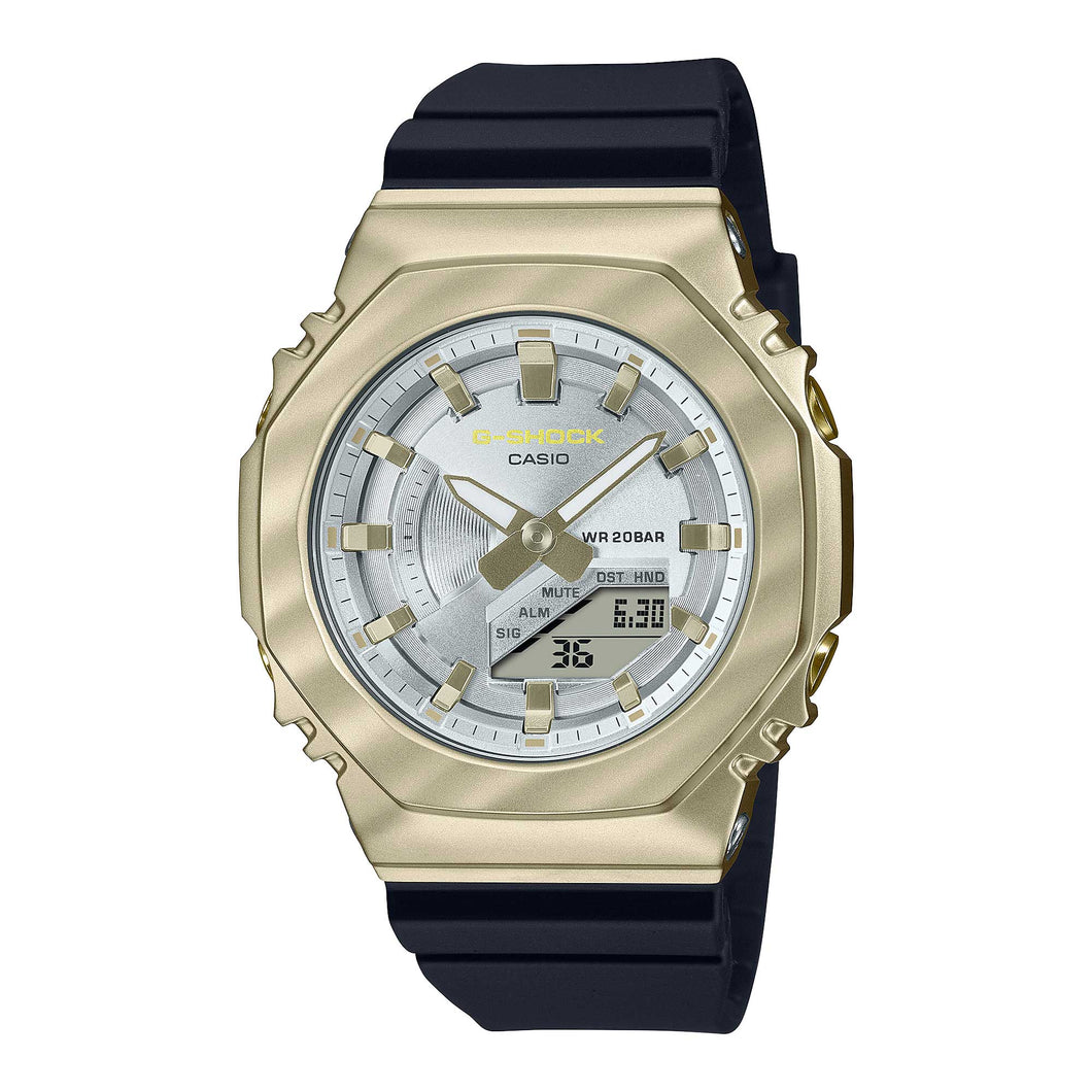 Casio G-Shock for Ladies' Metal-Clad Octagonal Watch GMS2100BC-1A GM-S2100BC-1A
