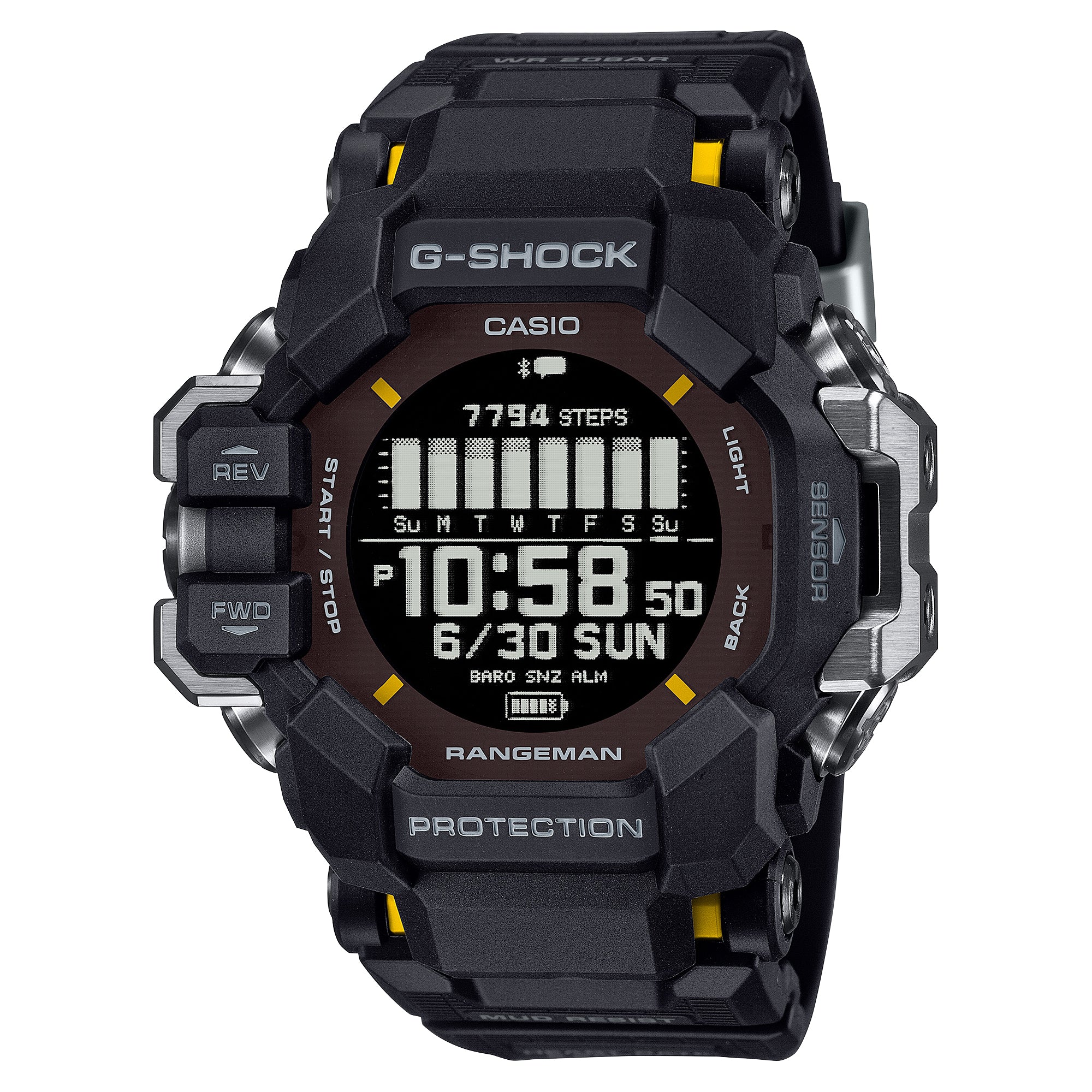 Casio G-Shock Master of G - Land Rangeman 6 Sensors + GPS + BluetoothÇ?Çî’??? Solar Watch GPRH1000-1D
