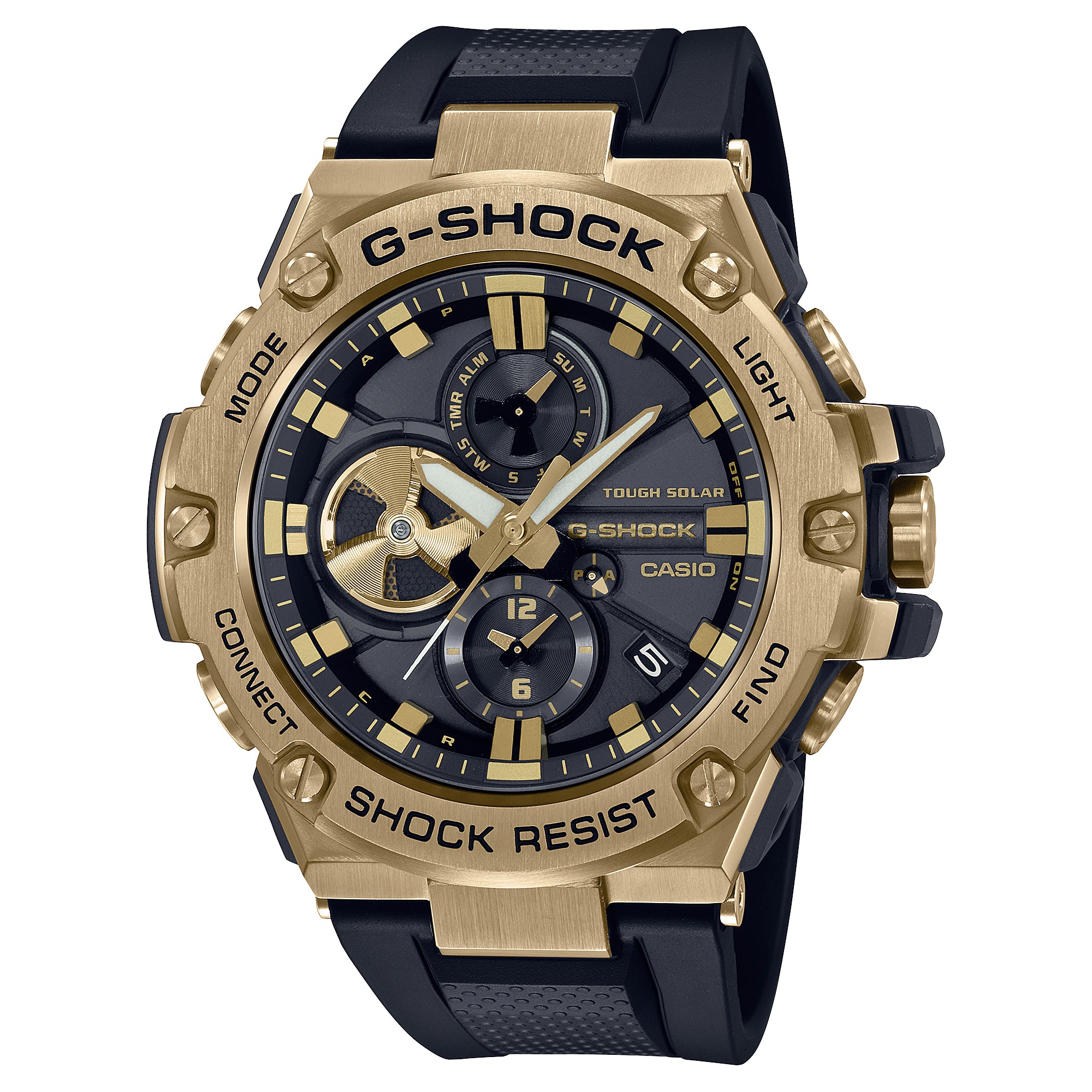 Orologio Casio G Shock Solare 45mm Giallo Bluetooth® GAB2100C9AER - Foto 4