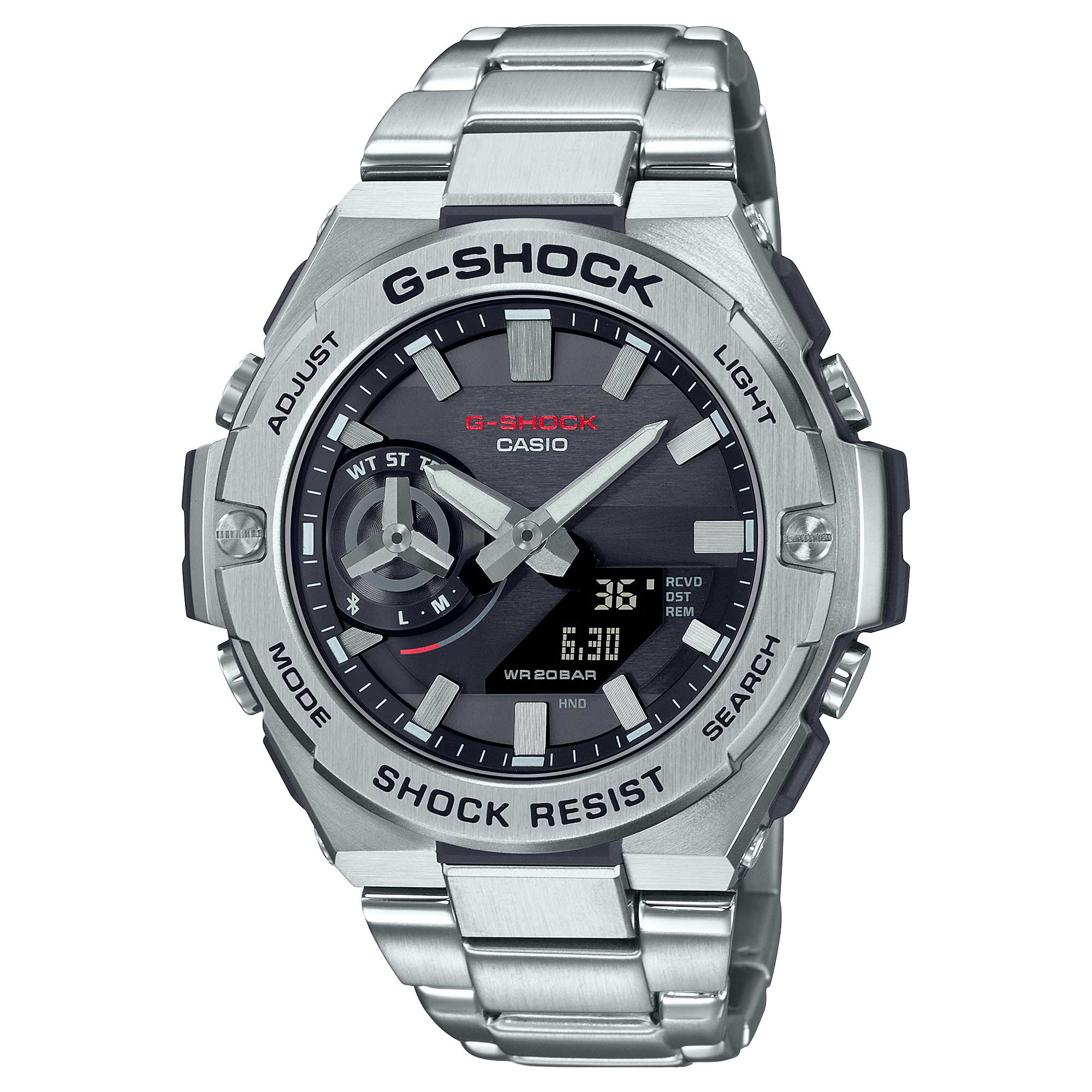 Casio G-Shock G-Steel GST-B500 Lineup Carbon Core Guard Structure Watch GSTB500D-1A GST-B500D-1A