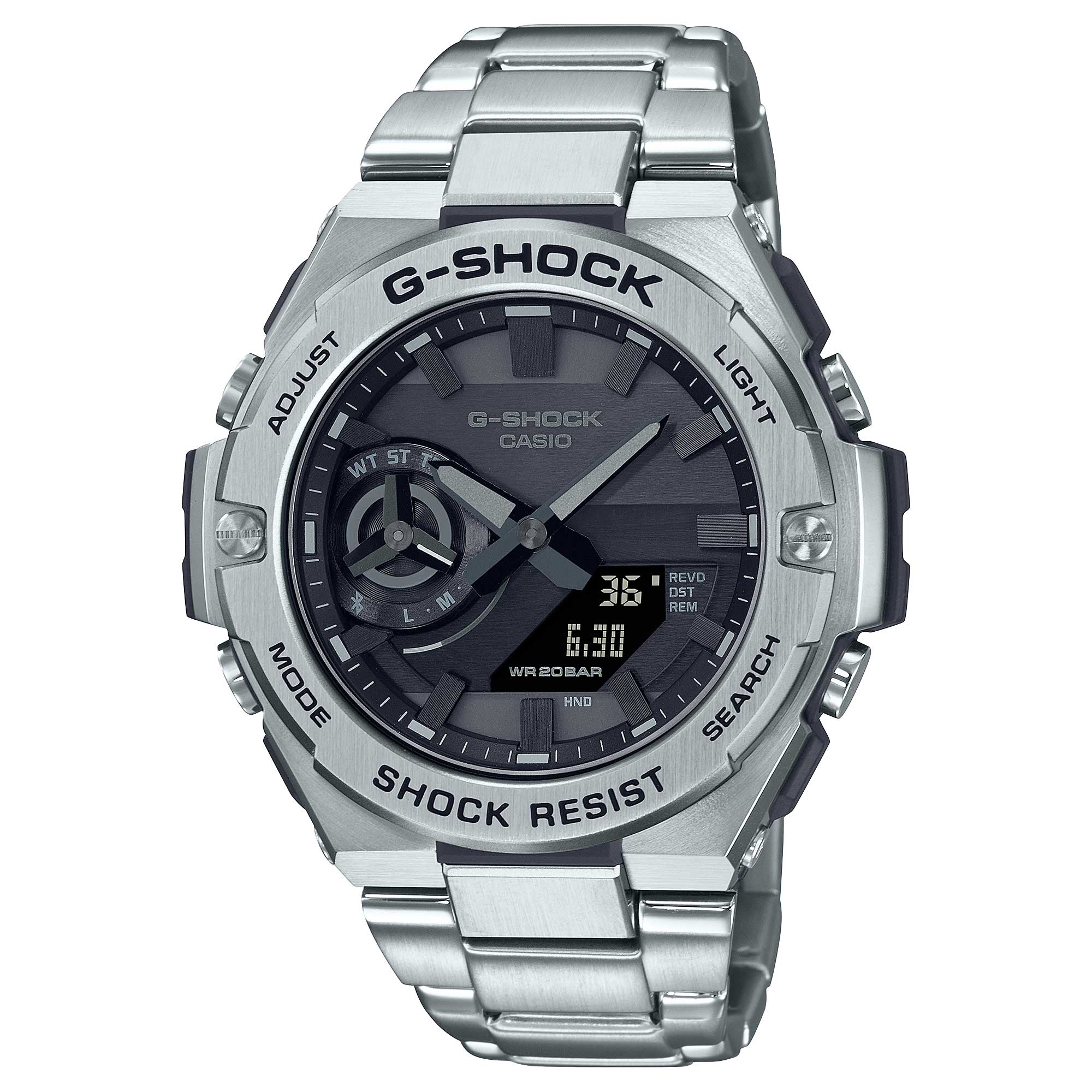 Casio G-Shock G-Steel GST-B500 Lineup Carbon Core Guard Structure Watch GSTB500D-1A1 GST-B500D-1A1