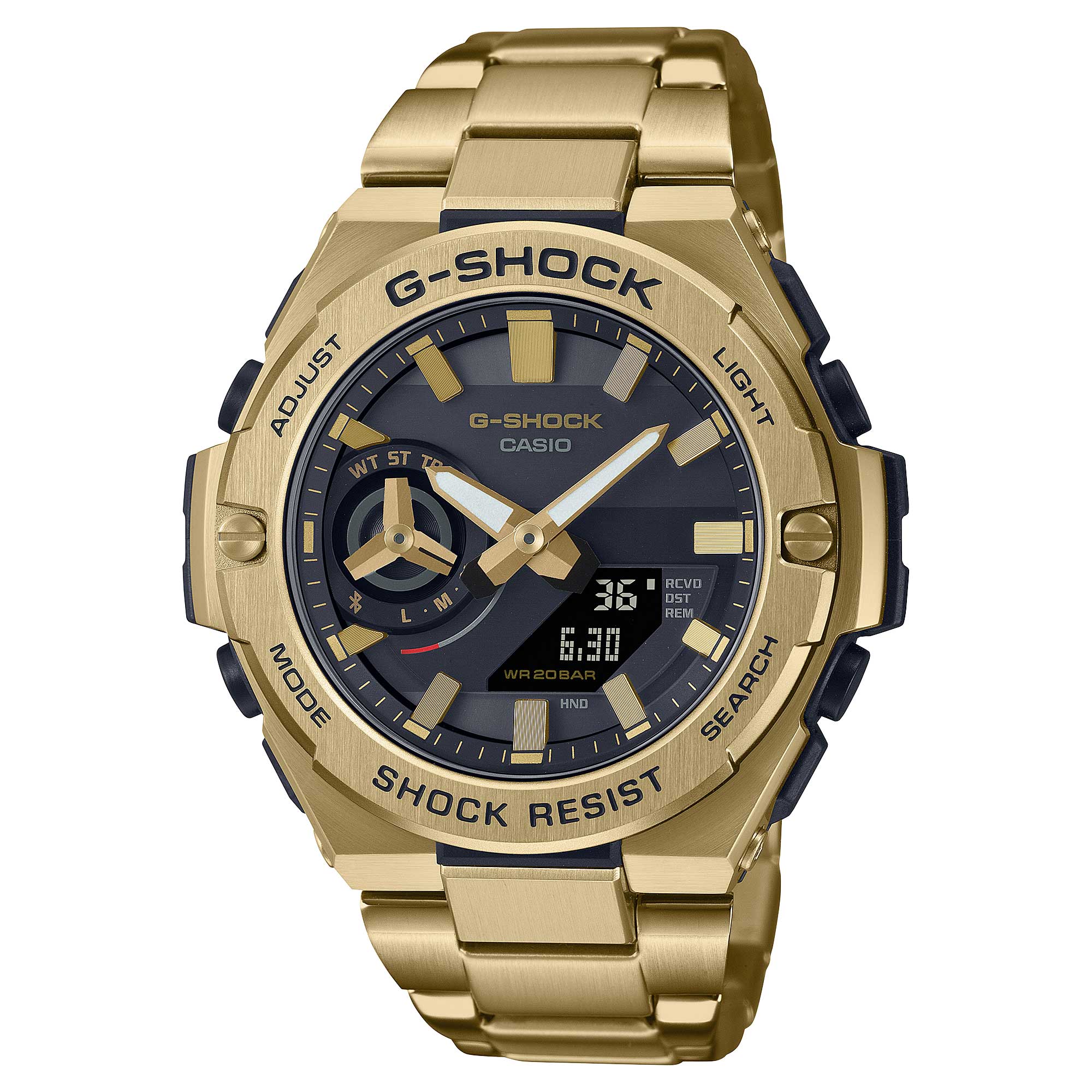Casio G-Shock G-Steel GST-B500 Lineup Carbon Core Guard Structure Watch GSTB500GD-9A GST-B500GD-9A