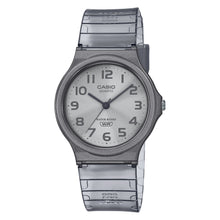 Load image into Gallery viewer, Casio Pop Series Classic Analog Grey Transparent Resin Band Watch MQ24S-8B MQ-24S-8B
