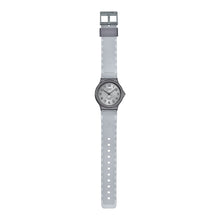 Load image into Gallery viewer, Casio Pop Series Classic Analog Grey Transparent Resin Band Watch MQ24S-8B MQ-24S-8B
