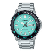 Load image into Gallery viewer, Casio Men&#39;s Analog Sporty Stainless Steel Band Watch MTD125D-2A2 MTD-125D-2A2
