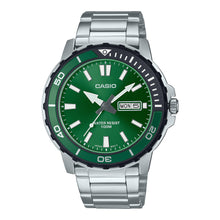 Load image into Gallery viewer, Casio Men&#39;s Analog Sporty Stainless Steel Band Watch MTD125D-3A MTD-125D-3A
