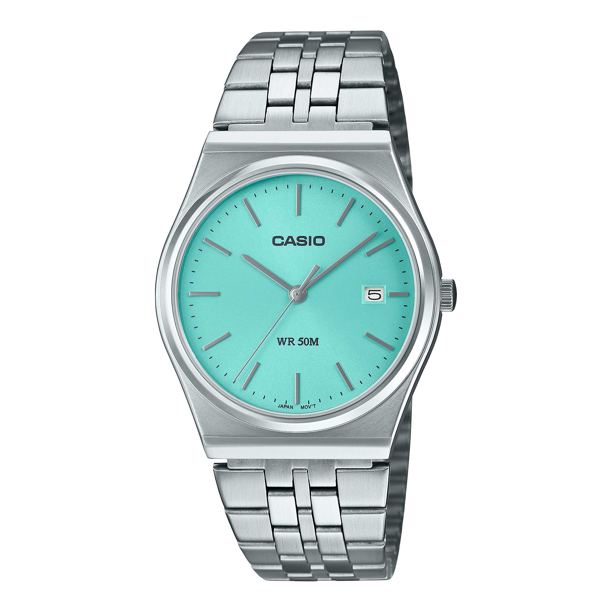 Casio Men's Analog Retro Look Minimalist Dial Watch MTPB145D-2A1 MTP-B145D-2A1