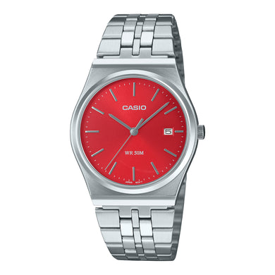Casio Men's Analog Retro Look Minimalist Dial Watch MTPB145D-4A2 MTP-B145D-4A2