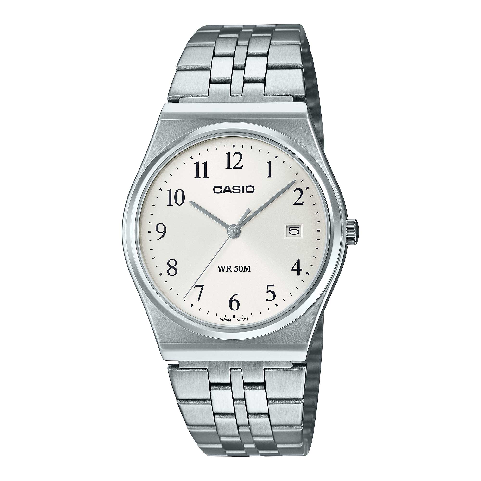 Casio Men's Analog Retro Look Minimalist Dial Watch MTPB145D-7B MTP-B145D-7B