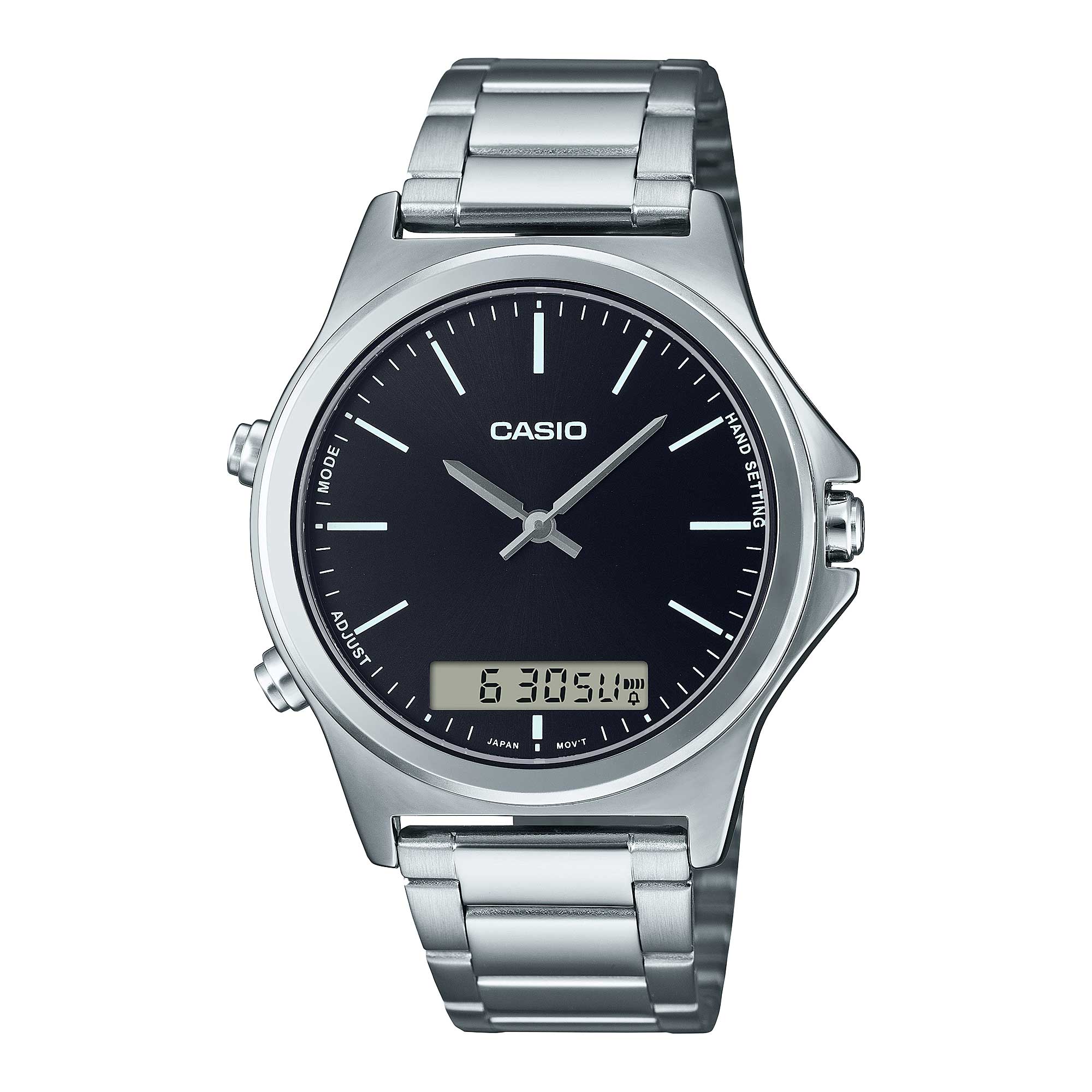 Casio Men's Analog-Digital Dual Time Watch MTPVC01D-1E MTP-VC01D-1E