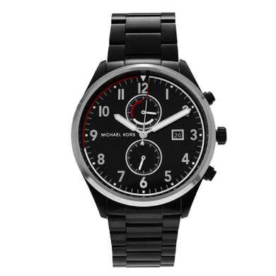 Michael Kors Men's Saunder Black Stainless Steel Bracelet Watch MK8575 Watchspree