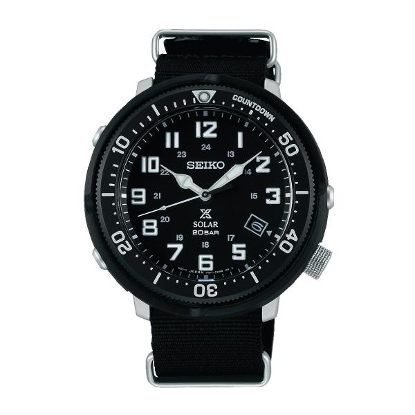 Seiko Prospex (Japan Made) Fieldmaster LOWERCASE Special Edition Black Canvas Strap Watch SBDJ027J (Not for EU Buyers)