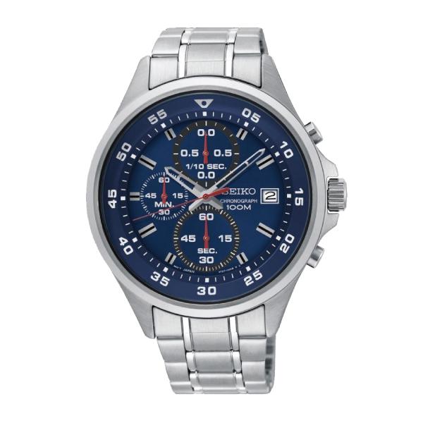 Seiko Chronograph Silver Stainless Steel Band Watch SKS625P1