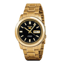 Load image into Gallery viewer, Seiko 5 Automatic Gold-Tone Stainless Steel Band Watch SNKK22K1

