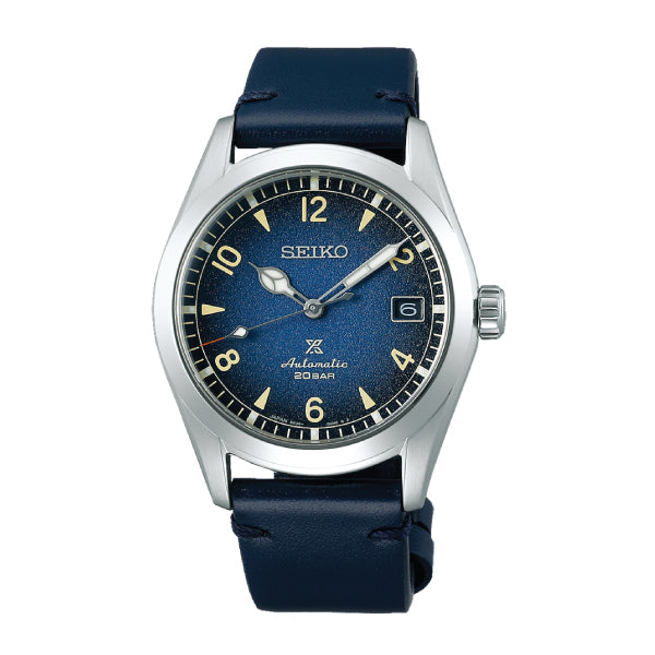 Seiko Prospex (Japan Made) Automatic Navy Calf Leather Strap Watch SPB157J1 (LOCAL BUYERS ONLY)