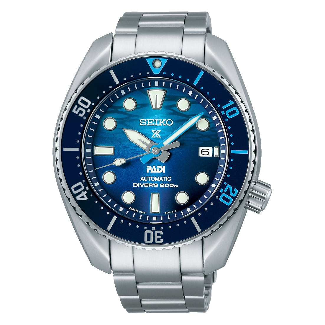 Seiko Prospex PADI Automatic Diver's "The Great Blue" Special Edition Watch SPB375J1