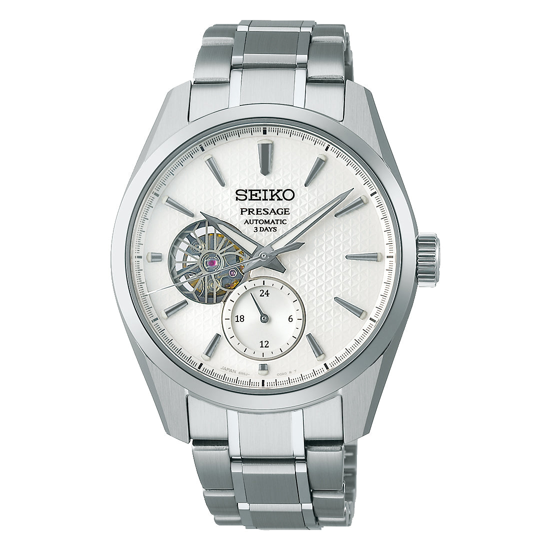 Seiko Presage (Japan Made) Automatic Sharp Edged 'Shiro' Watch SPB415J1