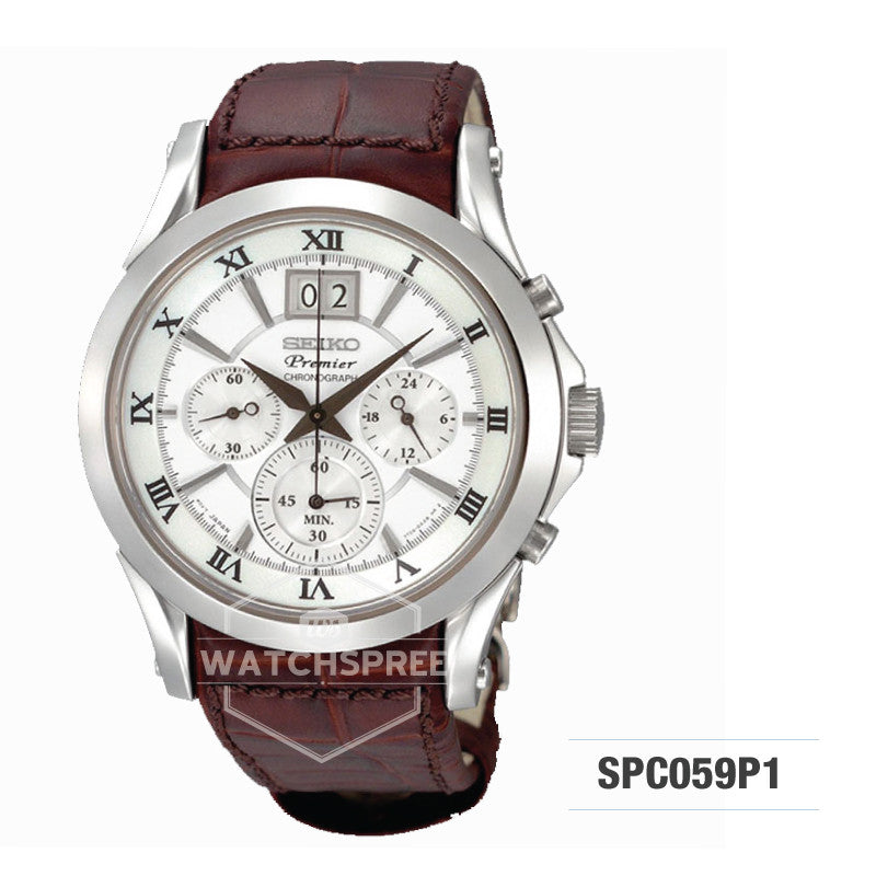 Seiko Premier Chronograph Watch SPC059P1