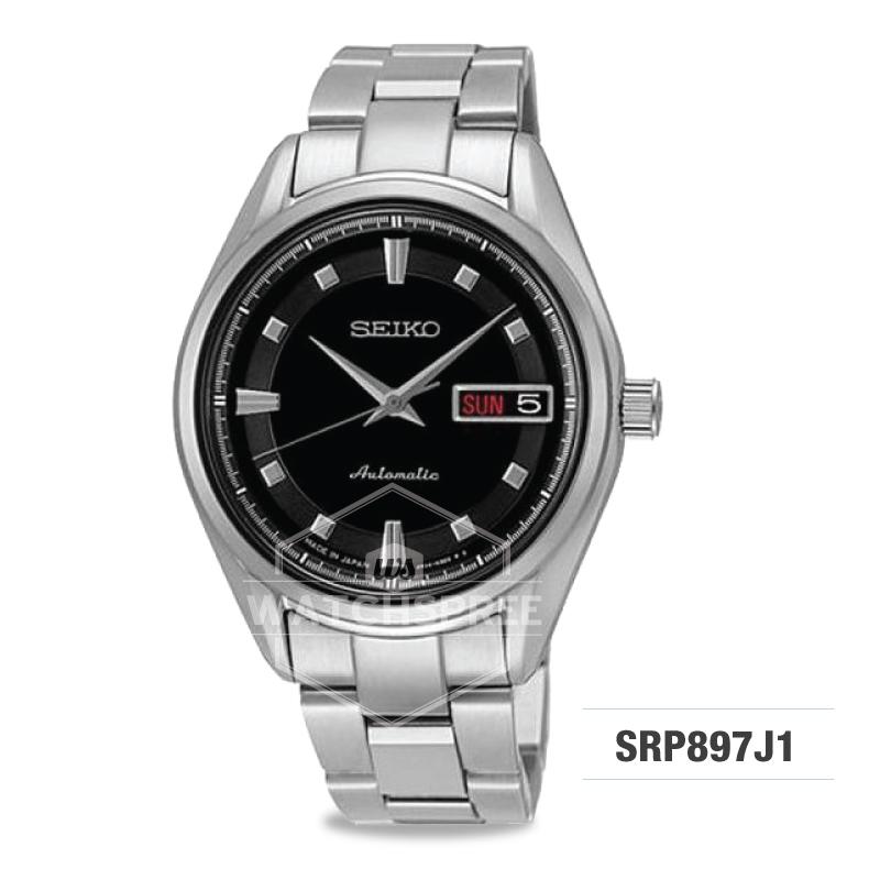Seiko Presage (Japan Made) Automatic Silver Stainless Steel Band Watch SRP897J1