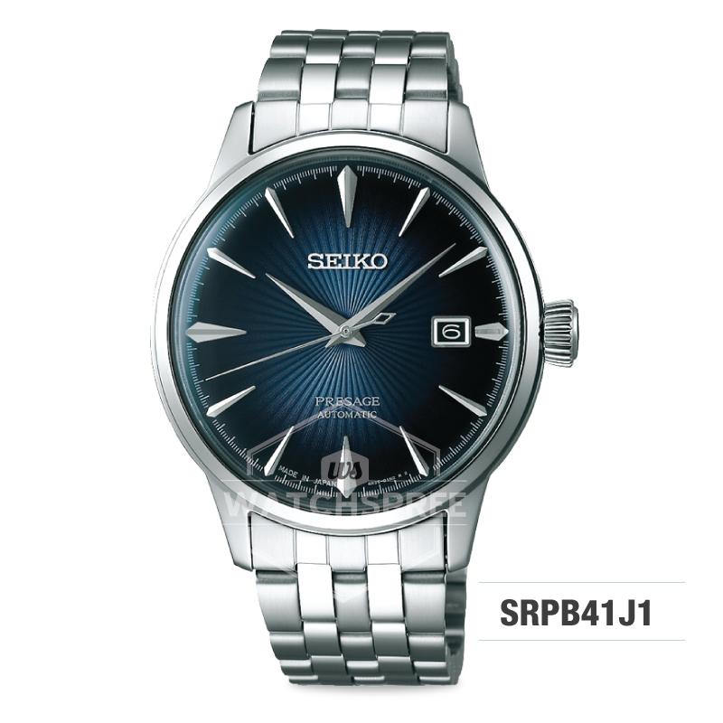 Seiko Presage (Japan Made) Automatic Silver Stainless Steel Band Watch SRPB41J1