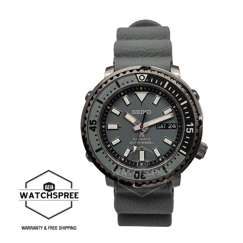 Seiko Prospex Diver Automatic Light Grey Silicone Strap Watch SRPE31K1 (LOCAL BUYERS ONLY)