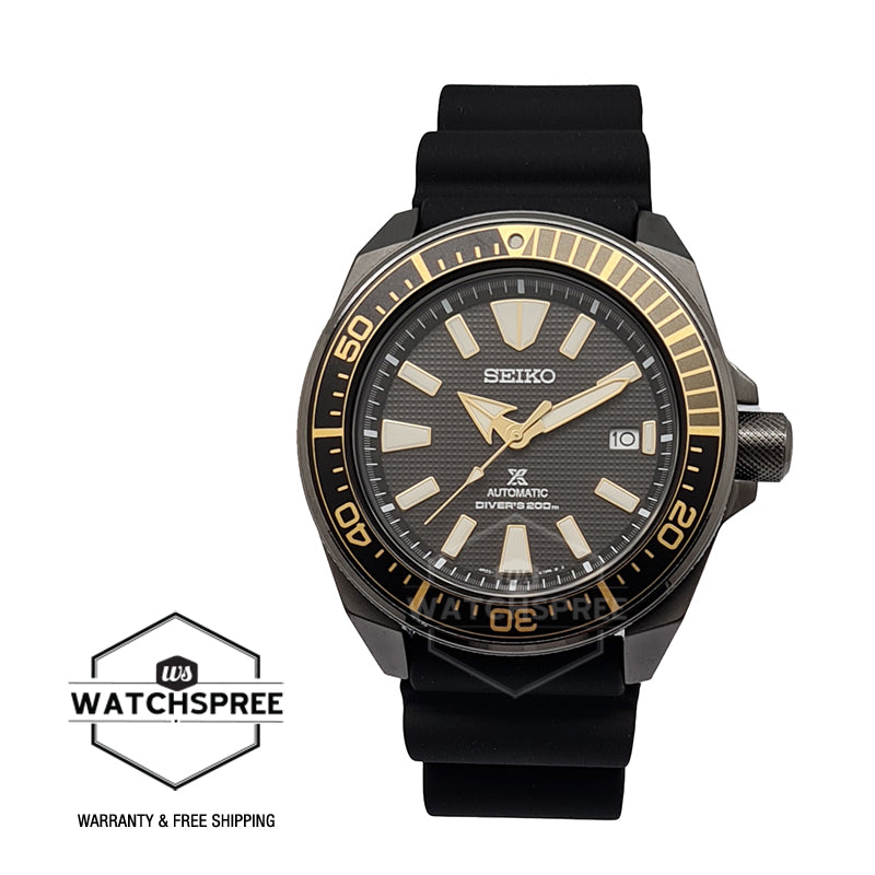 Seiko Prospex Automatic Diver's Black Silicone Strap Watch SRPF07K1 (LOCAL BUYER ONLY)