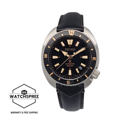 Seiko Prospex Automatic Black Calf Leather Strap Watch SRPG17K1 (LOCAL BUYERS ONLY)