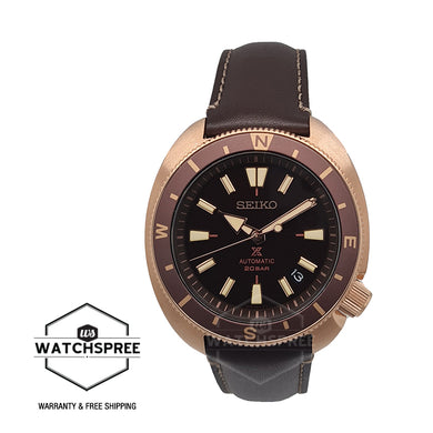 Seiko Prospex Automatic Dark Brown Calf Leather Strap Watch SRPG18K1 (LOCAL BUYERS ONLY)