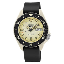 Load image into Gallery viewer, Seiko 5 Sports Automatic Black Silicone Strap Watch SRPG71K1
