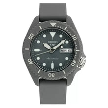 Load image into Gallery viewer, Seiko 5 Sports Automatic Dark Grey Silicone Strap Watch SRPG81K1
