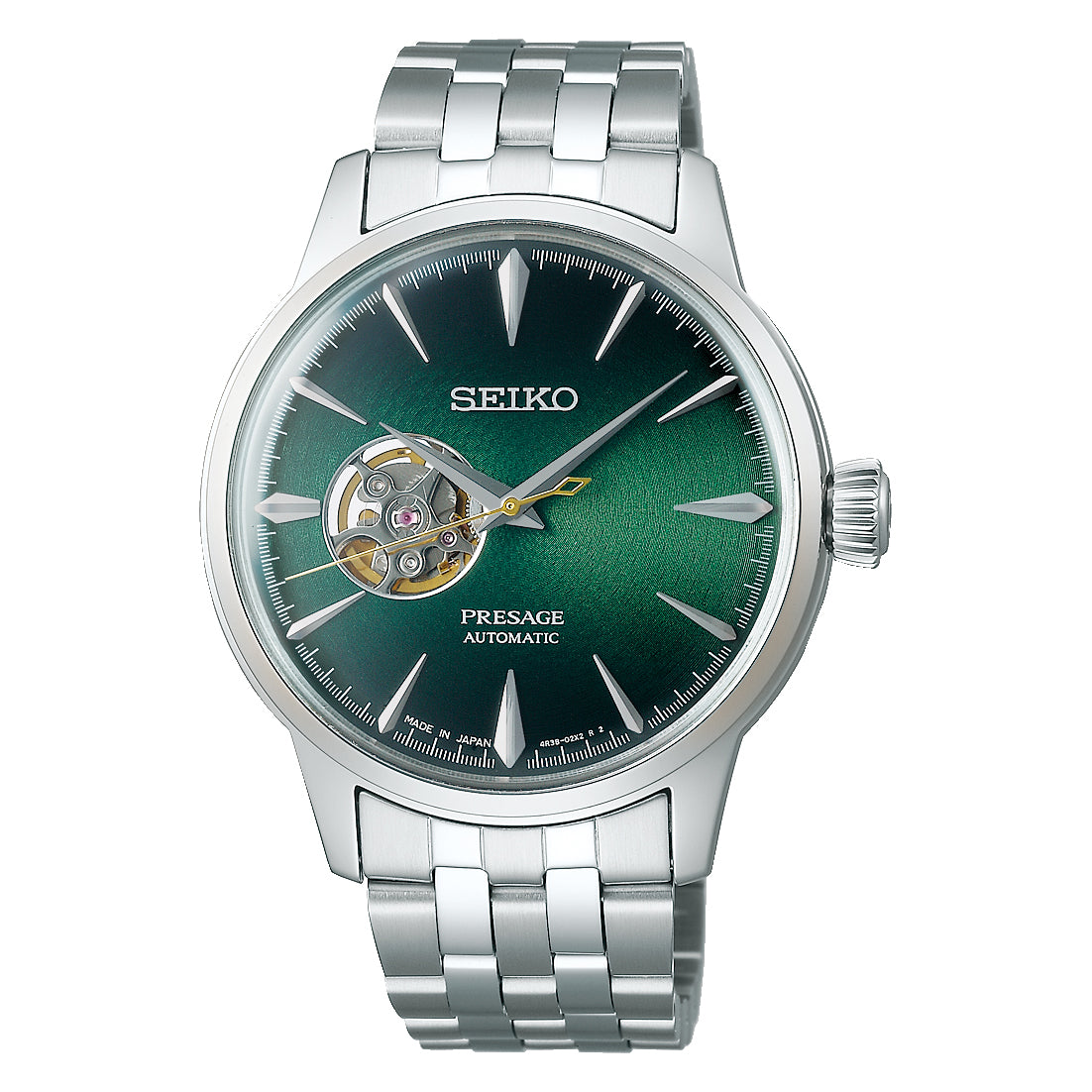 Seiko Presage (Japan Made) Automatic Cocktail Time Open Heart Watch SSA441J1